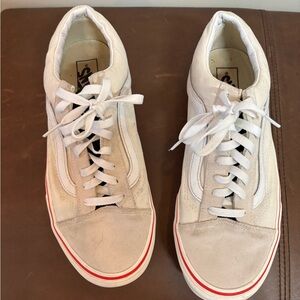 Vans Men's Off White High-Top Sneakers